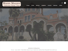 Tablet Screenshot of moodymansion.org